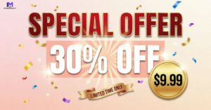 30 percent off $9.99