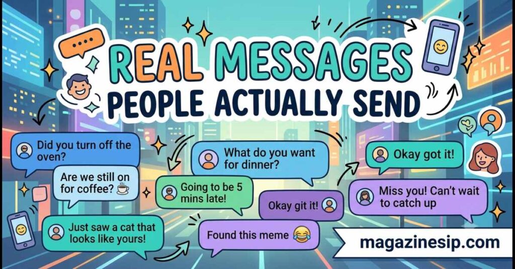 Real Messages People Actually Send