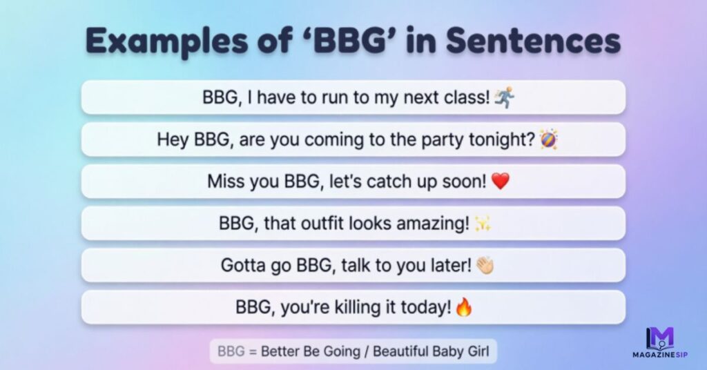 Examples of “BBG” in Sentences