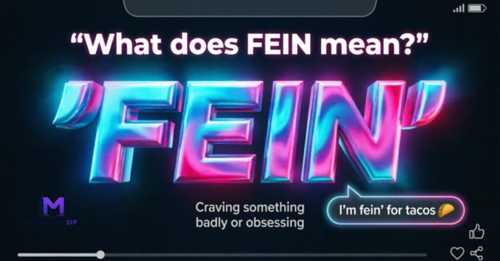 Fein meaning slang TikTok
