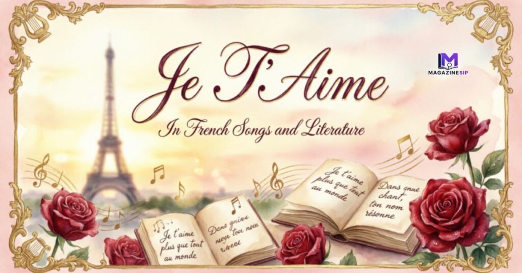 Je T’Aime in French Songs and Literature