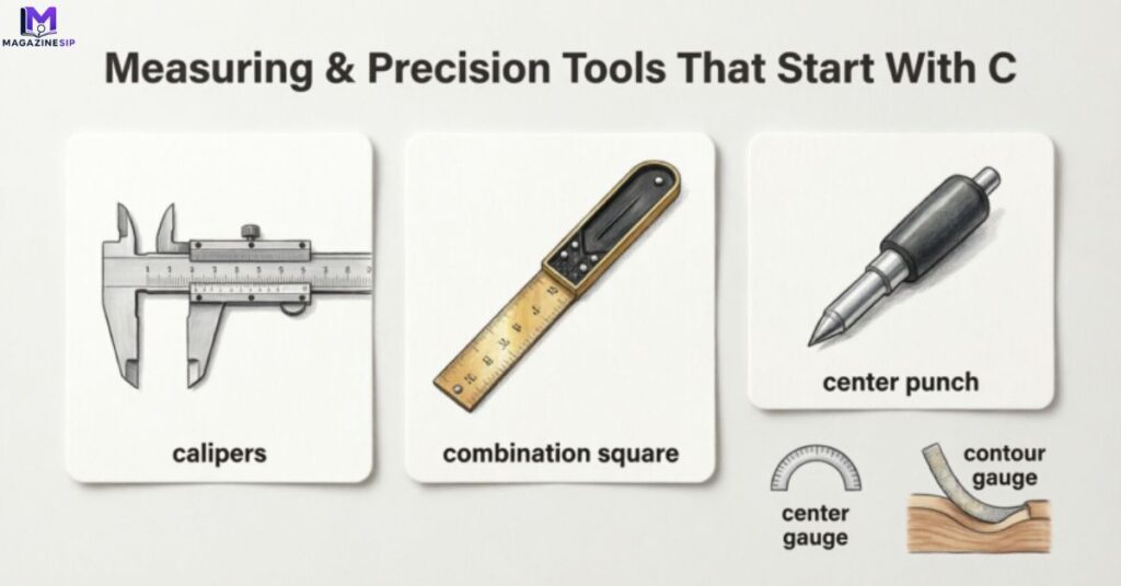 Measuring & Precision Tools That Start With C