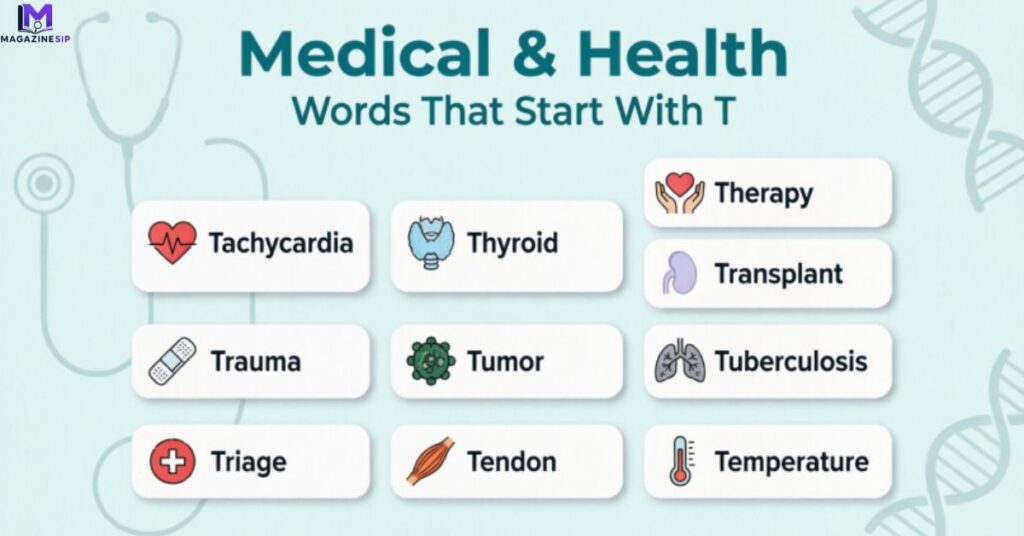 Medical & Health Words That Start With T