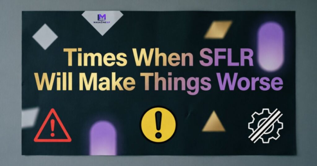 Times When SFLR Will Make Things Worse